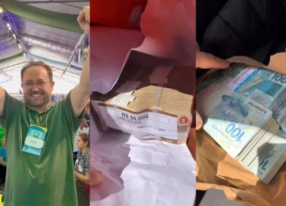 Marcio Fernandes afirma que R$ 100 mil apreendidos pela PF vieram de uma venda de gado - Foto: Reprodução