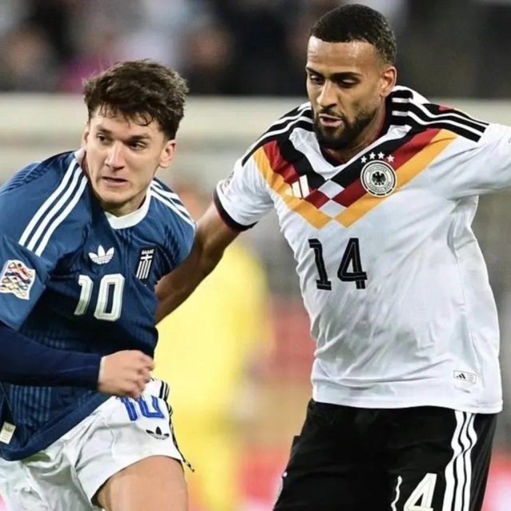 Grécia surpreende e vence a Alemanha pela primeira vez na Nations League
