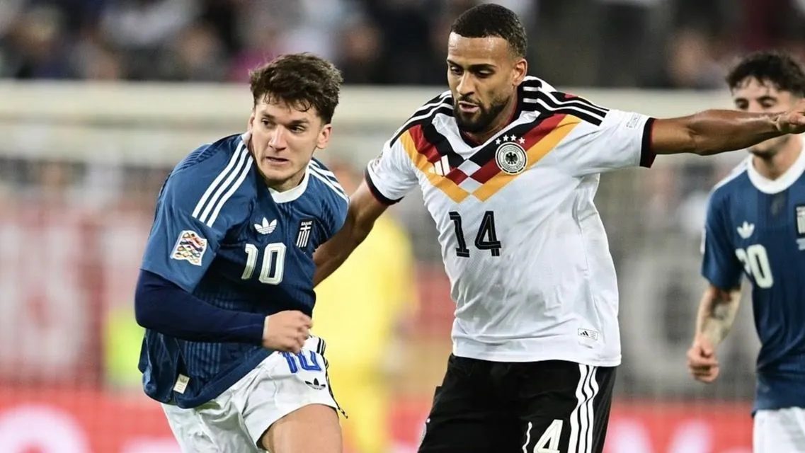 Grécia surpreende e bate Alemanha pela primeira vez na Nations League