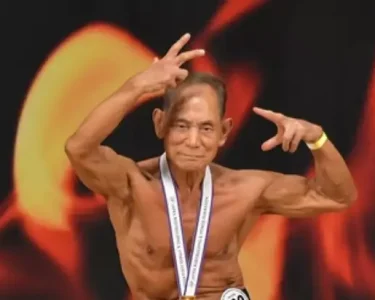 Toshisuke Kanazawa venceu campeonato de fisiculturismo aos 90 anos - Foto: Reprodução/Instagram/@toshisuke.kanazawa