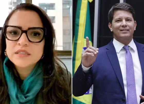 Mario Frias e Karina Gama estão entre os alvos da operação que investiga recursos para o filme Dark Horse - Foto: Reprodução e Câmara dos Deputados