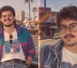 Trend transforma fotos atuais em retratos com estética inspirada nos anos 80 - Foto: Arte/TechTudo