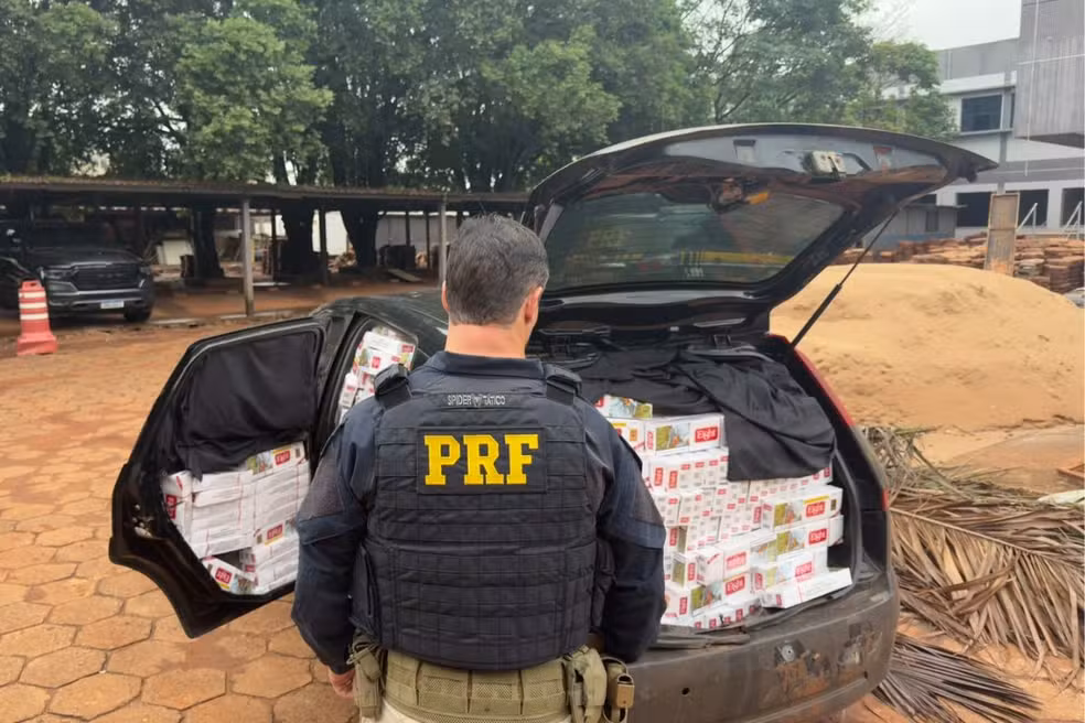 Perseguição termina com apreensão de 40 caixas de cigarros em MS