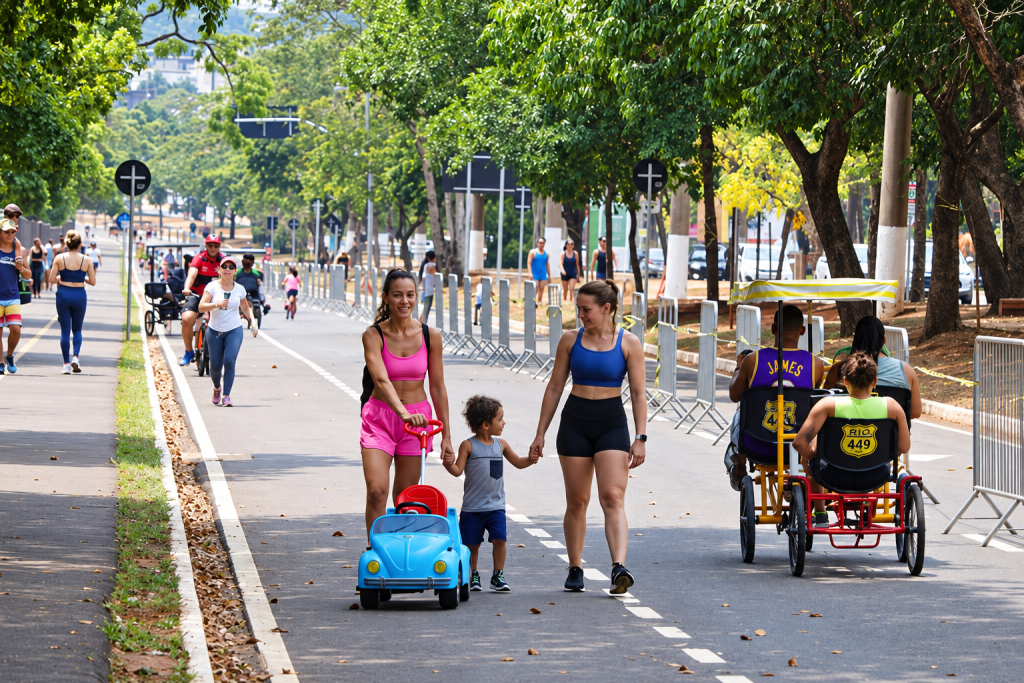 Parque dos Poderes terá vias parcialmente fechadas para carros e motos durante o feriado de Finados - Foto: Álvaro Rezende/Arquivo