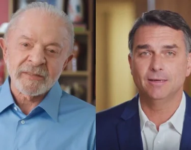 Lula e Flávio Bolsonaro disputarão o segundo turno das Eleições 2026 para a Presidência da República - Foto: Divulgação/Flávio/Werther Santana/Estadão Conteúdo