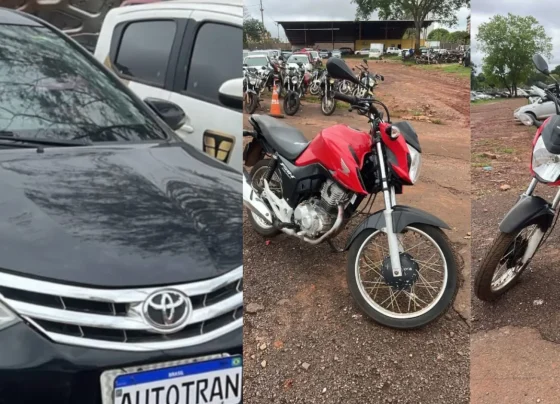 Detran-MS realiza leilão com 95 motocicletas e 13 carros aptos à circulação - Foto: Divulgação