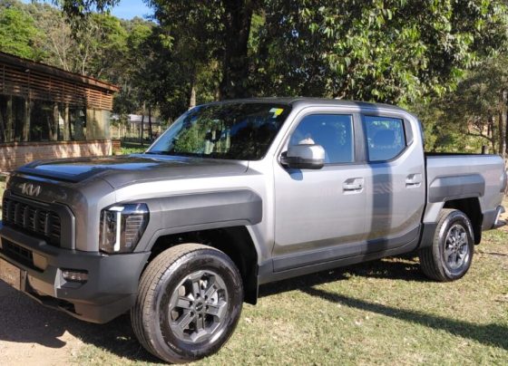 Kia Tasman chega ao Brasil como primeira picape média da marca com motor diesel e tração 4x4 - Foto: Divulgação/AutoIndústria