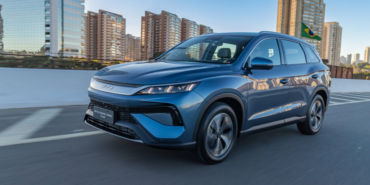 BYD Song Pro Flex chega por R$ 176.990 com até 1.105 km de autonomia