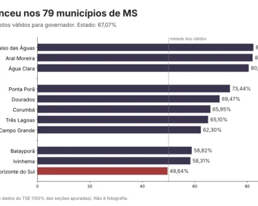 Arte de A Crítica com dados do TSE. Não é fotografia.