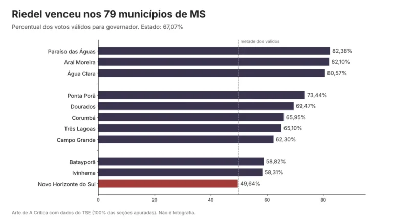 Arte de A Crítica com dados do TSE. Não é fotografia.