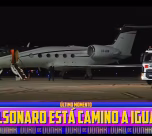 Flávio Bolsonaro e familiares cruzaram a fronteira com a Argentina e embarcaram em voo privado para o Equador - Foto: Reprodução