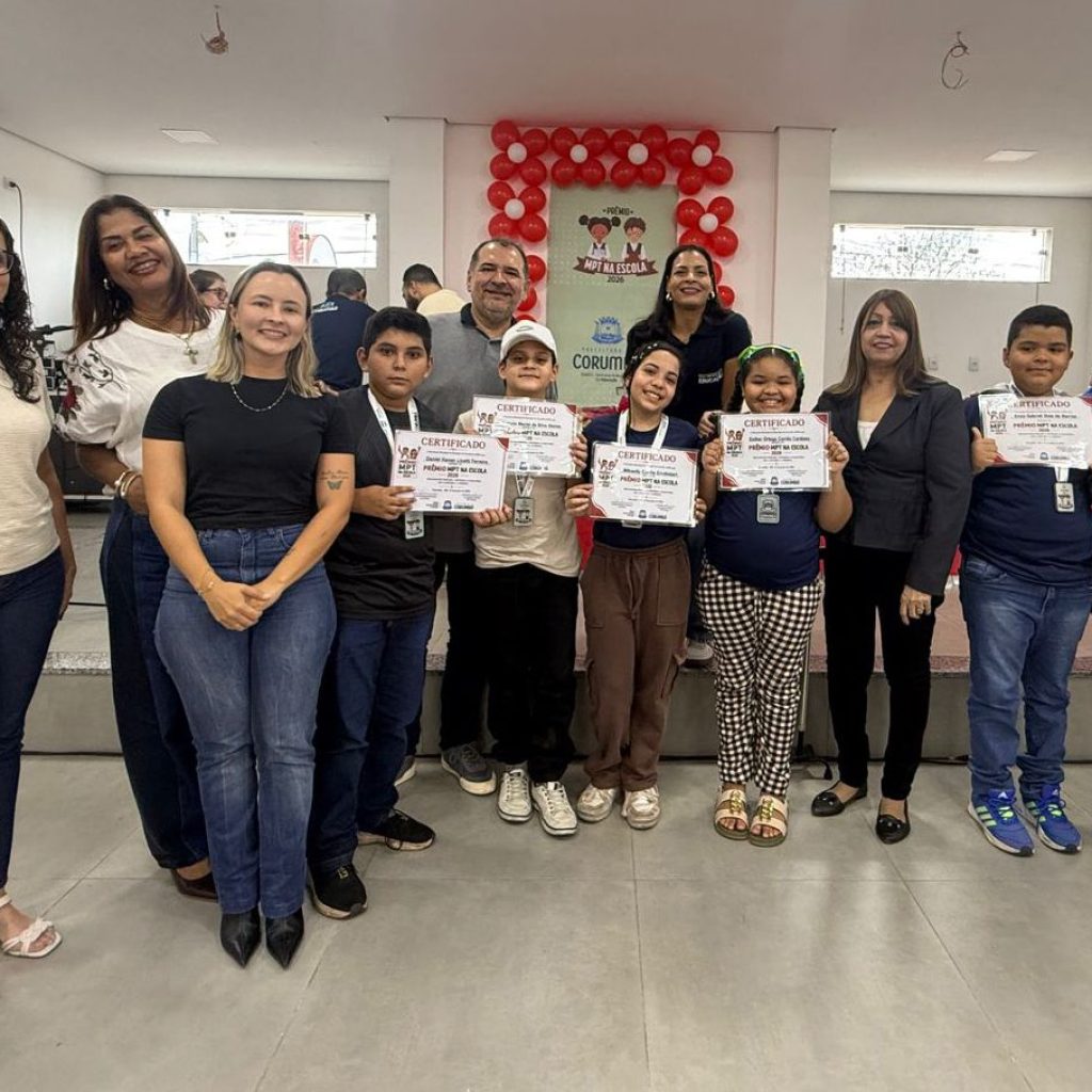 Corumbá conhece os vencedores da etapa local do MPT na Escola 2026
