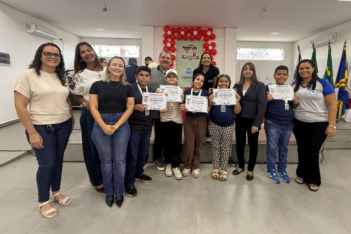 Corumbá premia estudantes vencedores da fase municipal do MPT na Escola 2026