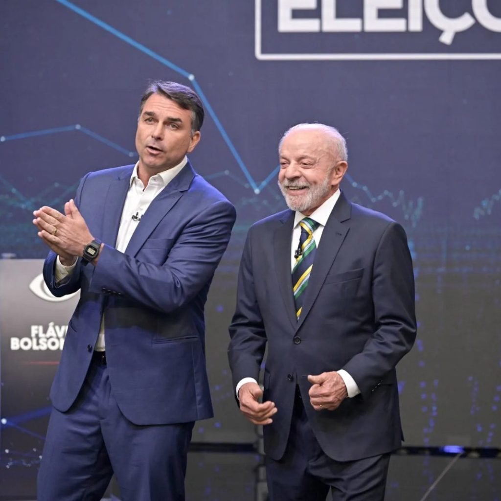 Fim da propaganda e último debate concentram esforços de Lula e Flávio a dois dias da eleição