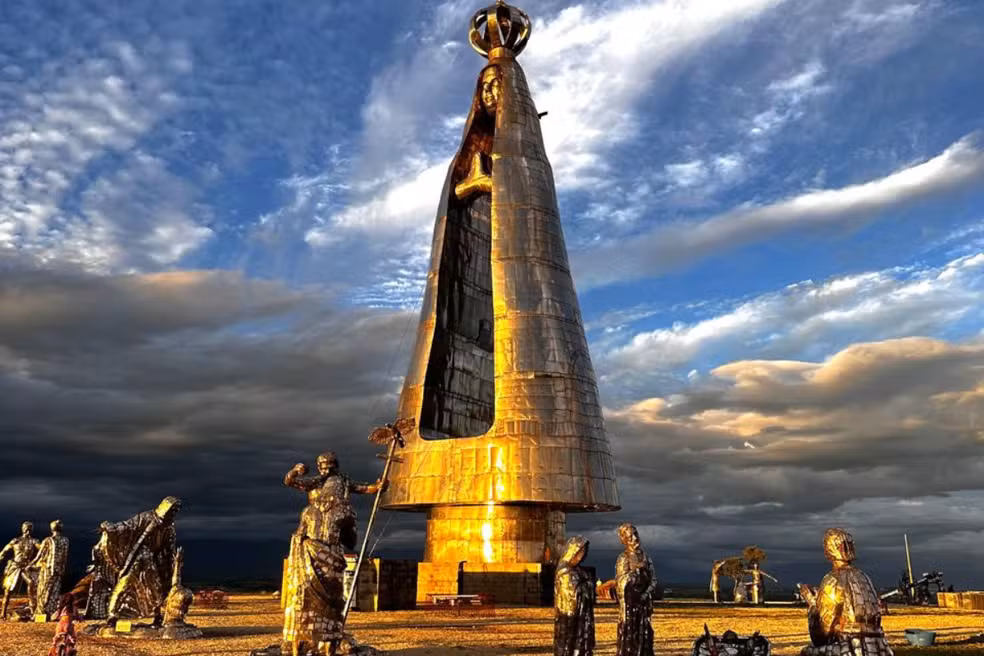 Estátua de Nossa Senhora Aparecida tem 50 metros e supera o Cristo Redentor