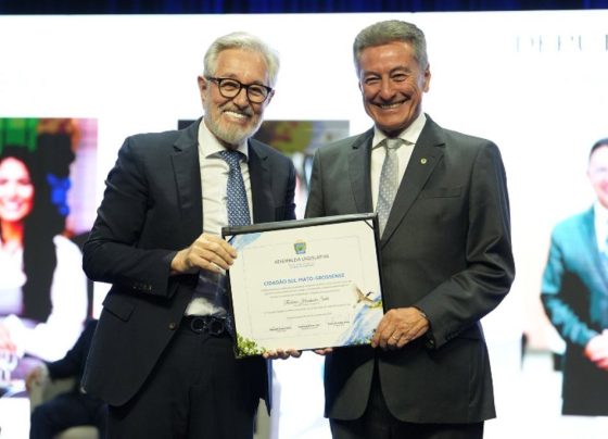 Hashioka recebe título de Cidadão Sul-Mato-Grossense e reafirma compromisso com MS