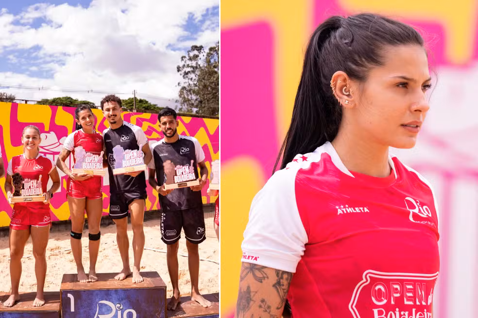 Ana Castela deixa os palcos e conquista título no futevôlei