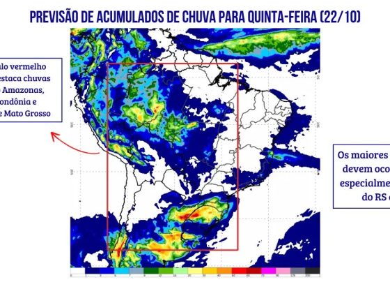 Tempestades atingem quatro regiões do país nesta quinta-feira; veja a previsão