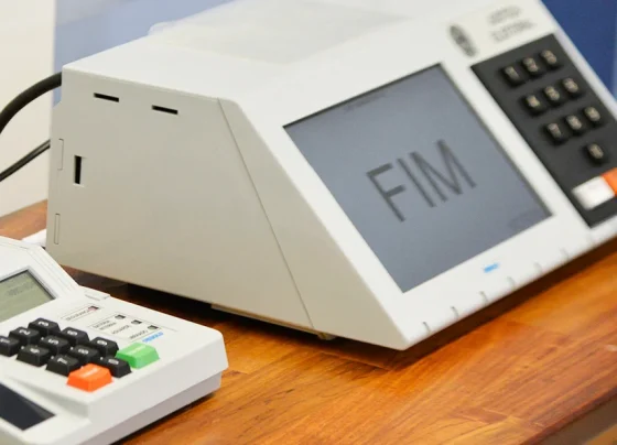 Urna eletrônica será utilizada pelos eleitores de Mato Grosso do Sul no primeiro turno das Eleições 2026 - Foto: José Cruz/Agência Brasil